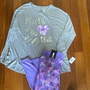 Small Disney Legging outfit